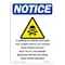 Signmission OSHA Notice Sign, 14" Height, Rigid Plastic, Flammable Storage Sign With Symbol, Portrait OS-NS-P-1014-V-12784 - alternate 1